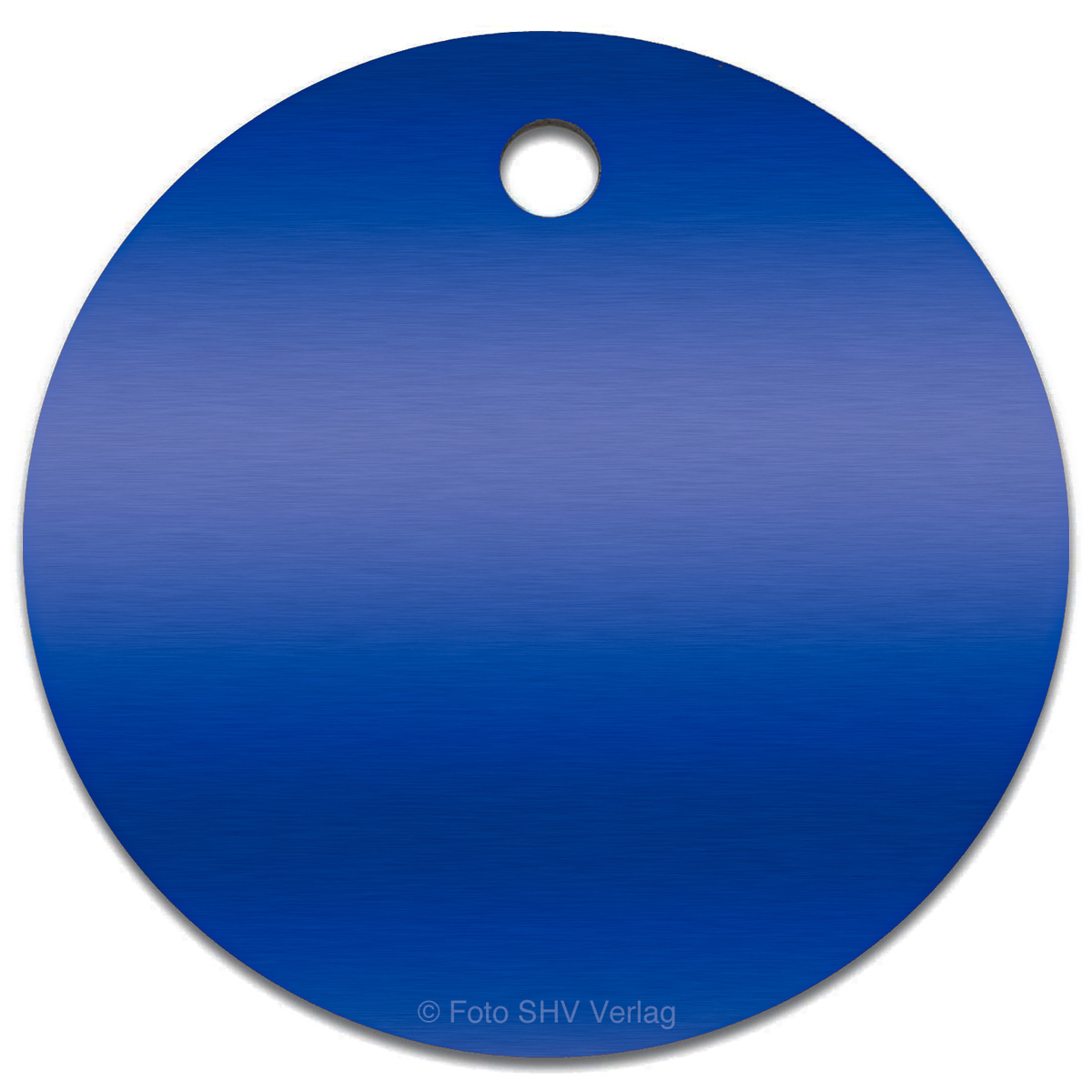 Alu Ronden  d=30 mm, Loch 4 mm für Baumplaketten, Werkzeugmarken zum Gravieren, farbig eloxiert,